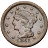 Image 11 : Group of Five 1851 Cents grading F15