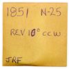 Image 15 : Group of Five 1851 Cents grading F15