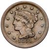 Image 2 : Group of Five 1851 Cents grading F15