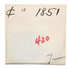 Image 4 : Group of Five 1851 Cents grading F15