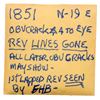 Image 7 : Group of Five 1851 Cents grading F15
