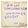Image 7 : Trio of 1852 Cents grading VF25