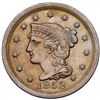 Image 2 : Pair of 1852 & 1853 Cents grading EF45