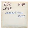 Image 4 : Pair of 1852 & 1853 Cents grading EF45