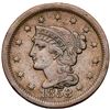 Image 11 : Group of Five 1852 & 1853 Cents grading F15