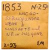 Image 4 : 1853 N-25 R1 Repunched 1 MS60