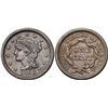 Image 1 : Trio of 1853 Cents grading VF25