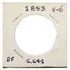 Image 4 : Trio of 1853 Cents grading VF25