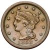 Image 5 : Trio of 1853 Cents grading VF25