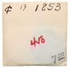 Image 7 : Group of Five 1853 & 1854 Cents grading F15