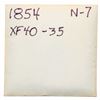 Image 4 : Trio of 1854 Cents grading VF30 to VF35