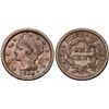 Image 1 : Group of Six 1855 & 1856 Cents grading F15
