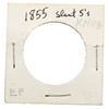 Image 4 : Group of Six 1855 & 1856 Cents grading F15