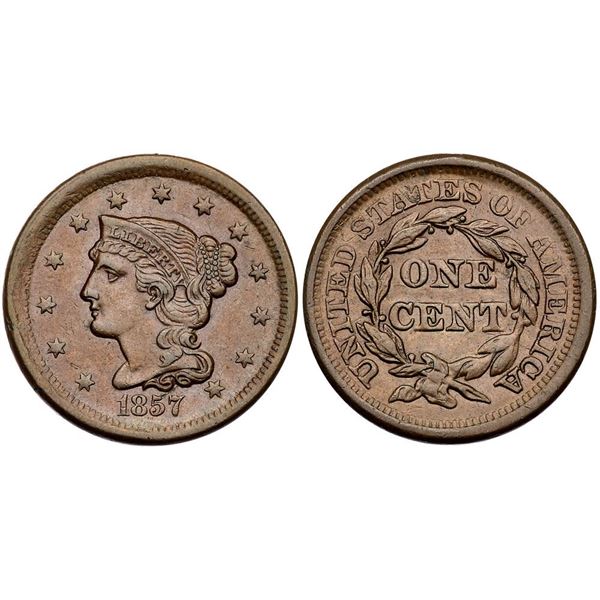 1857 N-4 R1 Small Date EF40
