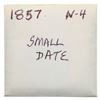 Image 4 : 1857 N-4 R1 Small Date EF40