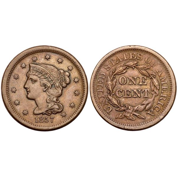 1857 N-4 R1 Small Date EF40