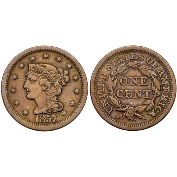 Pair of 1857 Cents