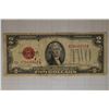 Image 1 : 1928-G US $2 RED SEAL NOTE WITH STAINS AS SHOWN
