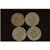 Image 2 : 1906, 1910, 1912 & 1916 SILVER BARBER DIMES