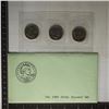 Image 1 : 1980 P/D/S SBA DOLLAR SOUVENIR SET IN ENVELOPE