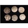 Image 2 : 6 SILVER DIME SIZED OTTOMAN EMPIRE PARA COINS: