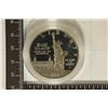 Image 1 : 1986-S US PROOF SILVER "LIBERTY" $1 IN HARD