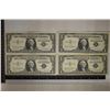 Image 1 : 4-$1 SILVER CERTIFICATES: 1957, 57-A & 2-1957-B'S