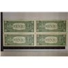 Image 2 : 4-$1 SILVER CERTIFICATES: 1957, 57-A & 2-1957-B'S