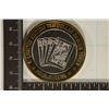 Image 1 : CASINO $10 SILVER TOKEN (UNC) FOUR QUEENS HOTEL