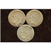 Image 1 : 3 SILVER ROOSEVELT DIMES: 1957-P & D AND 1963-P