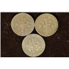 Image 2 : 3 SILVER ROOSEVELT DIMES: 1957-P & D AND 1963-P