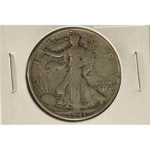 1941-S SILVER WALKING LIBERTY HALF DOLLAR