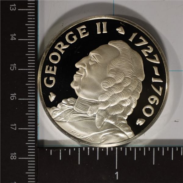38.2 GRAMS STERLING SILVER GEORGE II 1727-1760 PF
