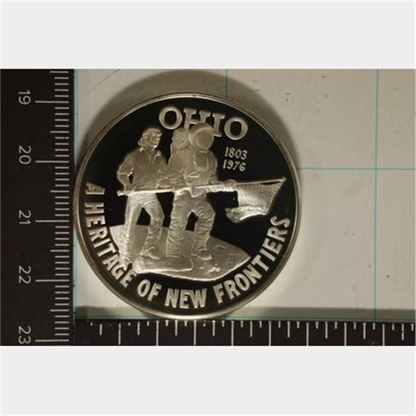 1.16 OZ. PF STERLING OHIO STATE ROUND