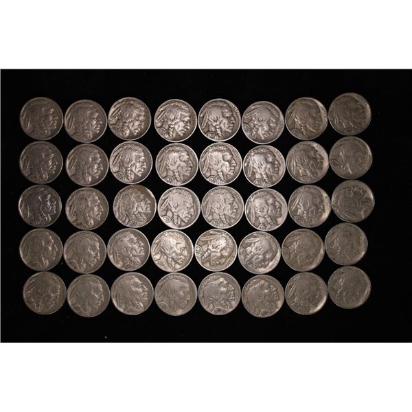 SOLID DATE $2 ROLL OF 1937 FULL DATE BUFFALO NICS