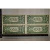 Image 2 : 4-CRISP UNC CONSECUTIVE SERIAL NUMBER 1957