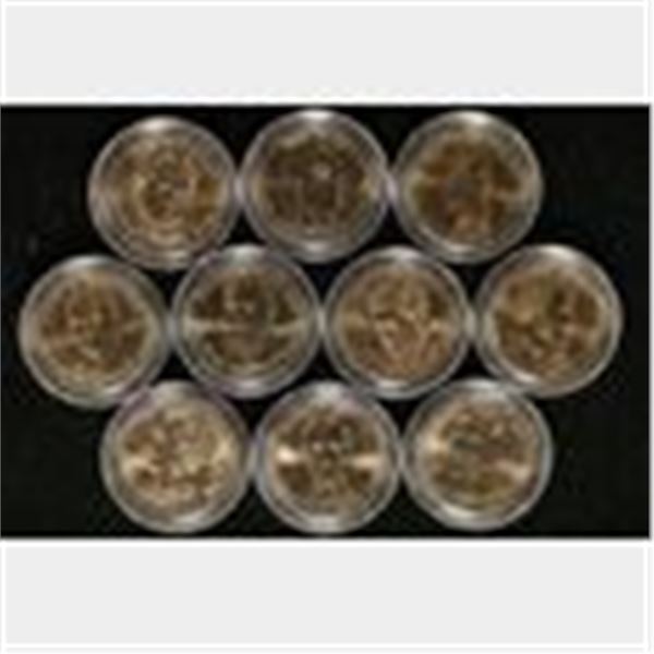 10-ASSORTED PRESIDENTIAL UNC DOLLARS