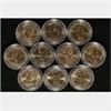 Image 1 : 10-ASSORTED PRESIDENTIAL UNC DOLLARS