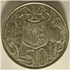 Image 1 : 1966 AUSTRALIA SILVER 50 CENTS .3416 OZ. ASW UNC
