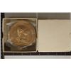 Image 1 : 2 7/8" BRONZE GEORGE WASHINGTON PEACE AND