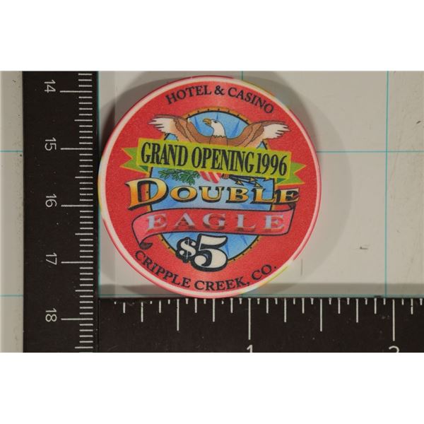 $5 1996 GRAND OPENING DOUBLE EAGLE HOTEL &