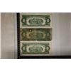 Image 2 : 3-US $2 RED SEAL NOTES: 2-1953-A'S AND 1953-C