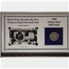 Image 1 : 1909 SILVER BARBER HALF DOLLAR IN NICE INFO CARD