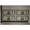 Image 1 : 4-1935-E AU/CU CONSECUTIVE SERIAL NUMBER US $1