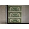 Image 2 : 3-1953 US $5 CONSECUTIVE SERIAL NUMBER SILVER