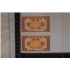 Image 1 : 1952 ISRAEL 50 PRUTA EMERGENCY CURRENCY CU
