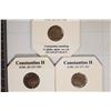 Image 1 : 3-CONSTANTIUS II 337-361 A.D. ANCIENT COINS