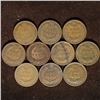 Image 2 : 10-INDIAN HEAD CENTS: 1882, 1888, 3-1898, 1901,