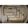 Image 1 : 4 ASSORTED VINTAGE RAILROAD STOCK CERTIFICATES
