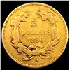 Image 2 : 1856-S $3 Gold Piece CLOSELY UNCIRCULATED